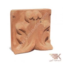 آجر قزاقی طرح گل (پوست پیازی) 20x20cm